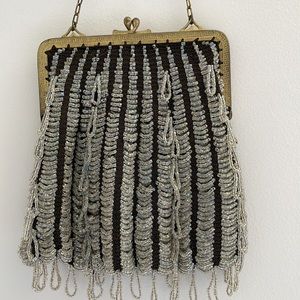 VINTAGE 1920s Style Beaded Purse